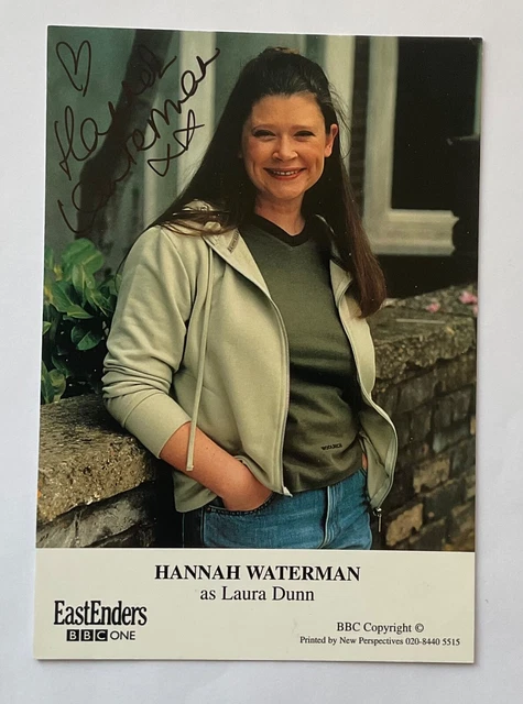 HANNAH WATERMAN Genuine Handsigned Eastenders Castcard 6 x 4.