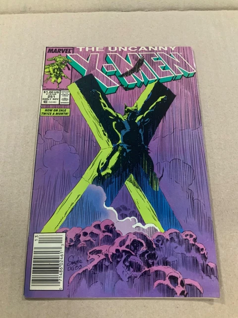 Uncanny X-Men #251 (Marvel 1989) - NEWSSTAND - Chris Claremont - Marc Silvestri