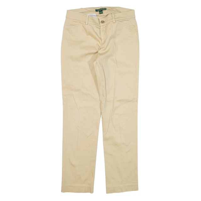 Pantaloni LAUREN RALPH LAUREN beige sottili e dritti W27 L27