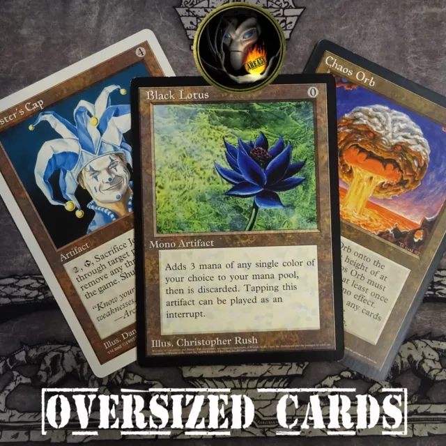 OVERSIZED 6X9" Promo Magic Cards - MtG MULTILIST - Supersize your BLACK LOTUS!