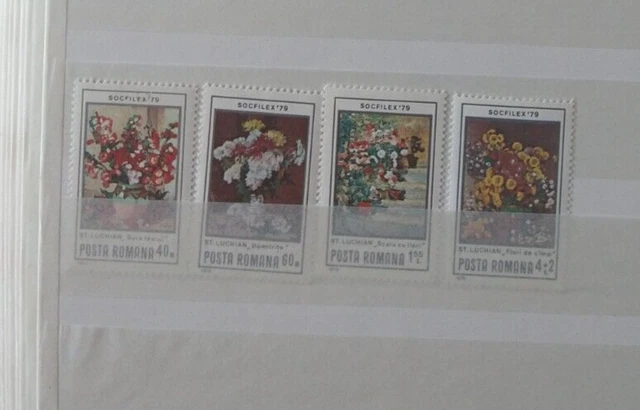 Rumänien 1979 BM-Ausstellung SOZPHILEX 1979 MiNr3620-3623 **/MNH/Postfrisch