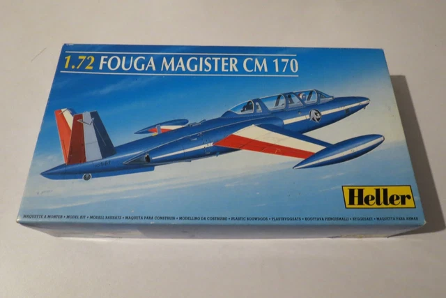 Décalcomanies (decals) Pour Avion Fouga Magister - Échelle 1/72 - Marque Heller - Occasion