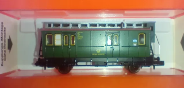 Fleischmann N 8050, DBP, Bahnpostwagen,  neuwertig, 2. Bauserie 1990-2003,  neu 2