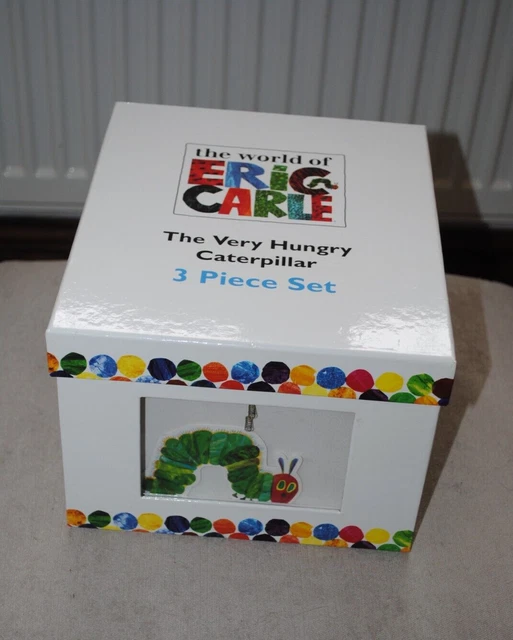 PORTMEIRION ERIC CARLE The Very Hungry Caterpillar bowl, plate & mug