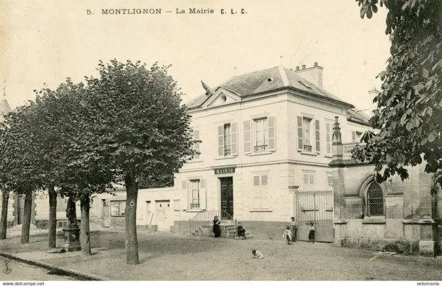 10083 cpa 95 Montlignon - La Mairie
