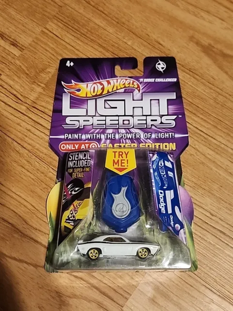 Hot Wheels Light Speeders Dodge Challenger Target Exclusive Easter Edition