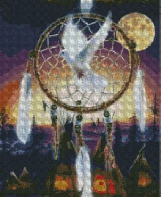 Dreamcatcher 2 - Cross Stitch Chart/Pattern/Design/XStitch