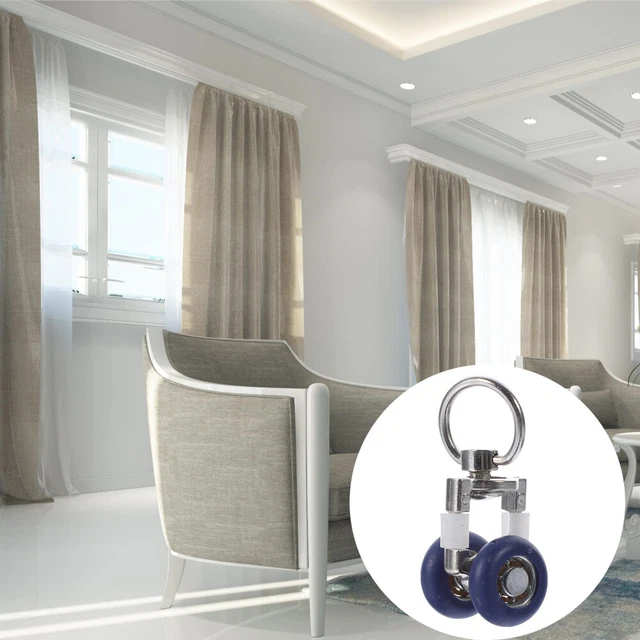 30 pz soffitto tenda scorrevole puleggia da binario resistente