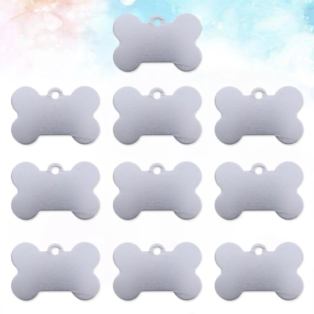 Etiquetas de identificación 38mm Forma Aluminio ID Anti-pérdidas ID personalizado para pequeños