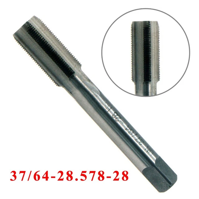 High Quality 37/64-28 (.578-28, .578x28) HSS 4-Flute High Quality Plug Tap Tools