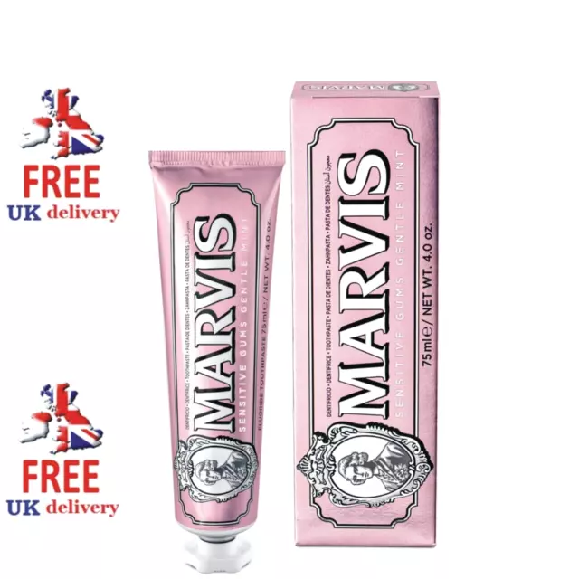 Marvis empfindliches Zahnfleisch sanfte neuwertige Zahnpasta - 75 ml