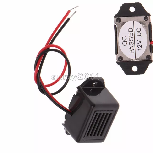 2PCS DC 12V 85dB Mini Electronic Alarm Buzzer Constant Tone