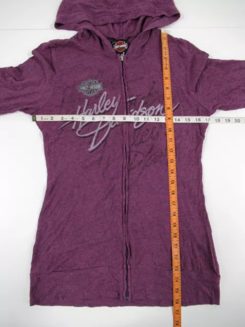 HARLEY-DAVIDSON WOMEN'S FULL Zip Hooded Jacket Size M #A482 $9.99 ...