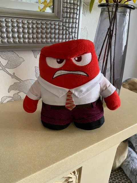 DISNEY PIXAR ANGER Plush 6" Inside Out Tomy Stuffed Animal Toy £4.99 ...
