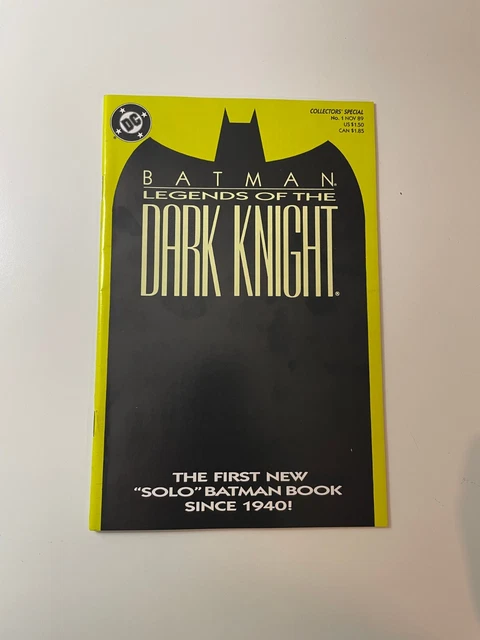 Batman Legends of the Dark Knight #1 1989 DC Comic Collector's Special VF 8.0