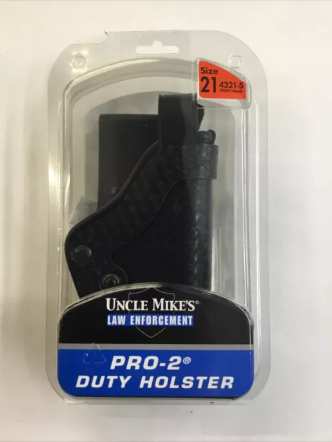 Uncle Mikes Law Enforcement Pro-2 Duty Holster Size 21 RH 4321-5