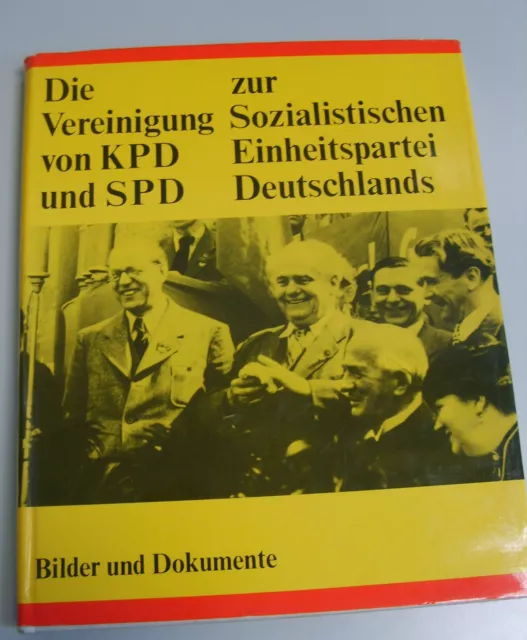La asociación KPD y SPD para el Partido Socialista Unificado de Alemania/SED