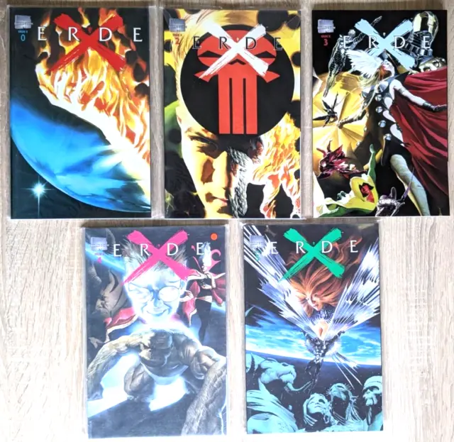 COMIC Marvel 5 Hefte im Set Millenium Erde X Nr. 0, 2, 3, 4, 5 Zustand Z2 C1489R