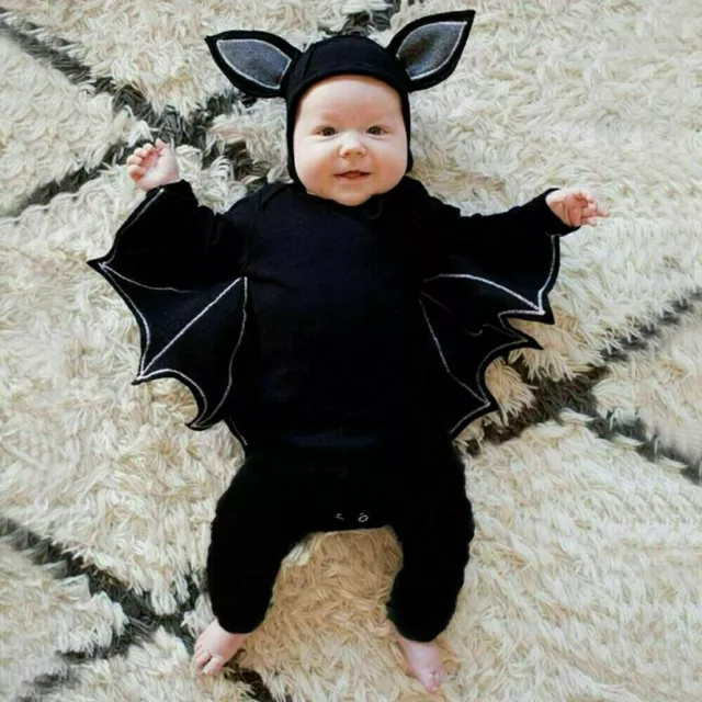 Costume da pipistrello cosplay di Halloween bambino bambina set abiti