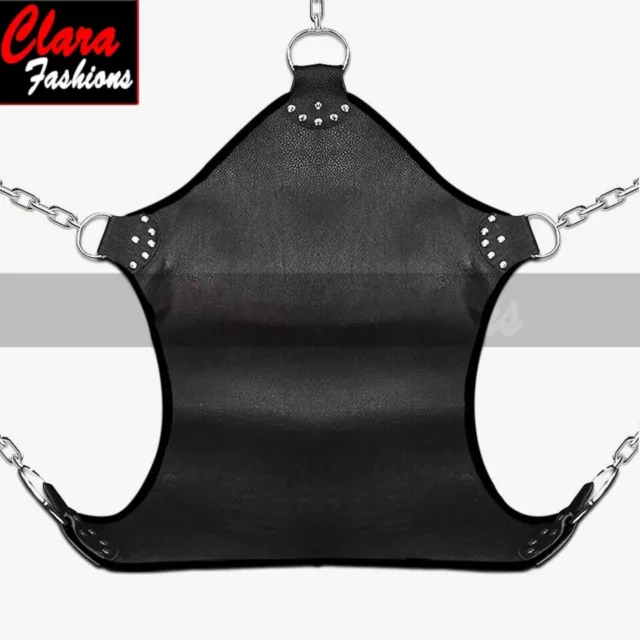 100% Genuine Leather Heavy Duty Sex Swing / Sling Adult Play Room Sex Fun BDSM