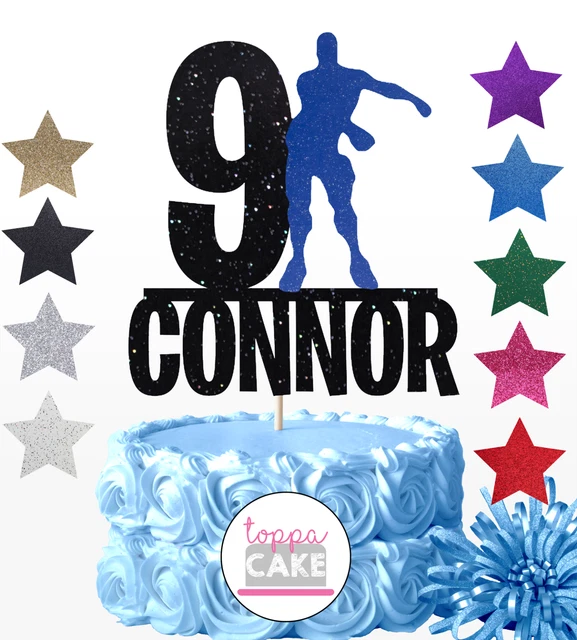 FLOSS CAKE TOPPER Personalised Decoration Gamer Name Boy Him Flossing Toppers £3.59 PicClick UK