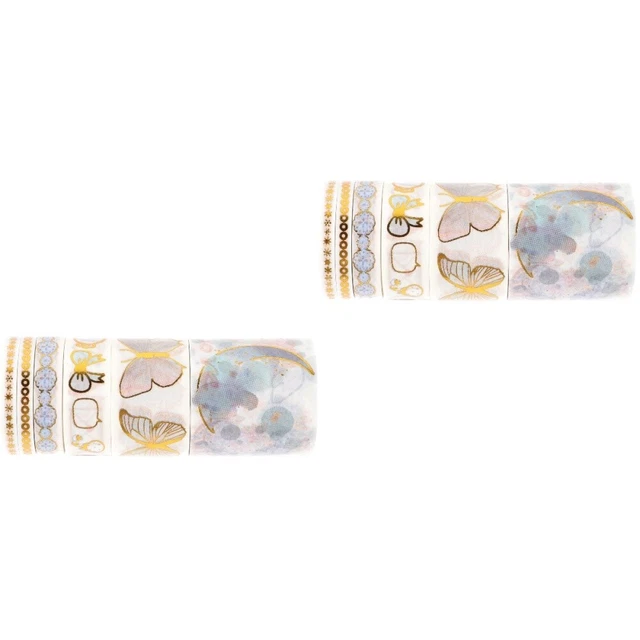 12 rollos cinta Washi Washi estéticamente floral Washi Tape Pro álbum de colección decoración