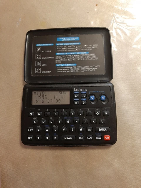 ORGANIZER PC LEXIBOOK 128kb NEUF scéllé - New old stock