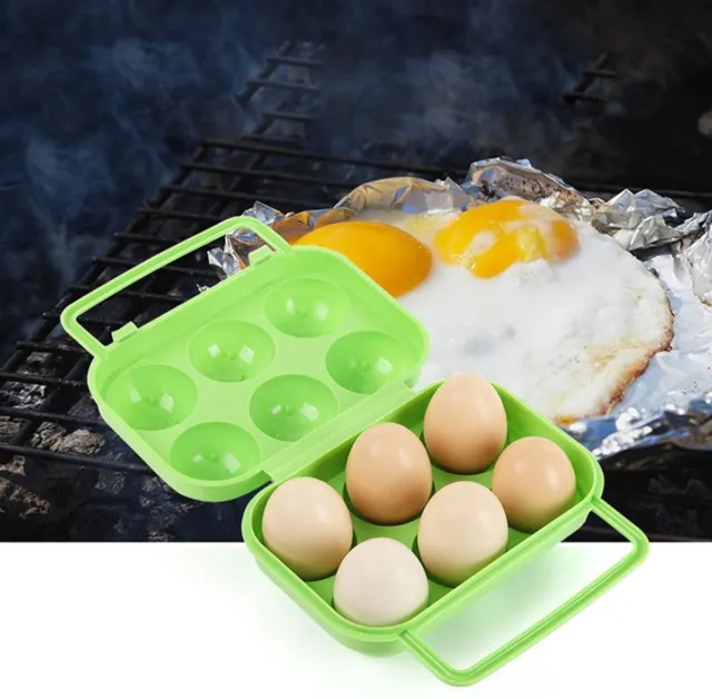 2x Eier Aufbewahrungsbox Eierbox Box Eier-Box, passend für 12 Eier, Kunststoff