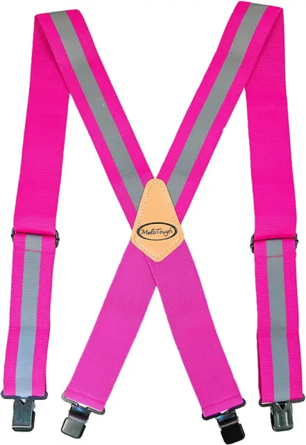 Reflective Safety Suspenders|Work Suspenders with Hi Viz Reflective