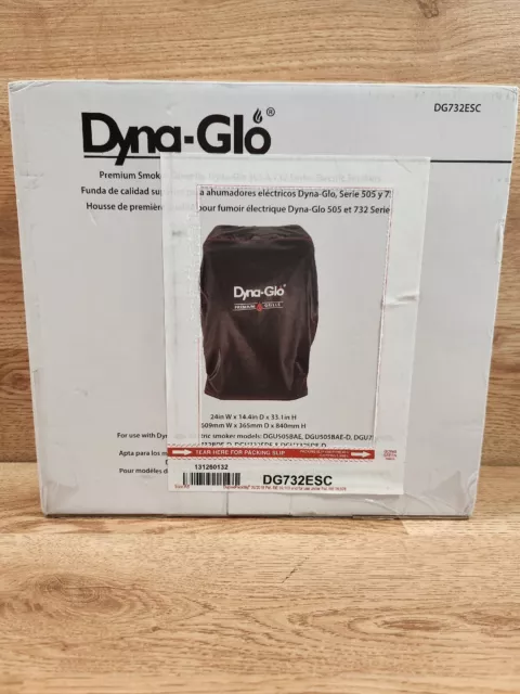 Dyna Glo 505 & 732 Series Electric Smoker Cover  Black Model DG732ESC 24" X 14x