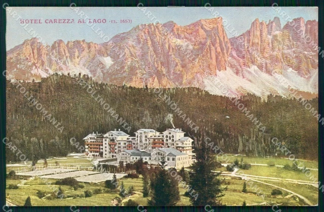 Bolzano Nova Levante Hotel Carezza al Lago Dolomiti cartolina MX1579