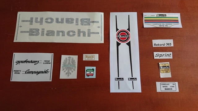 bianchi decals vintage