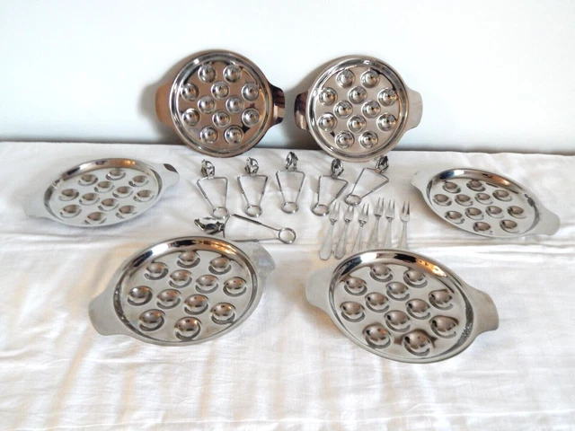 PYREX VINTAGE - Lot De 7 Assiettes A Escargots X 6 EUR 30,00 - FR