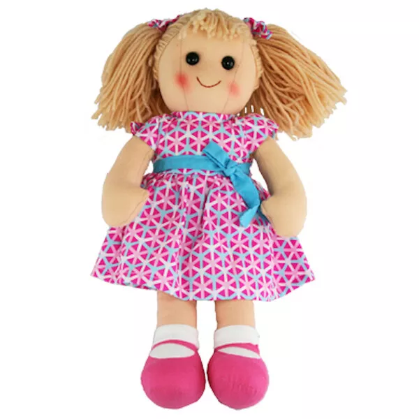 Hopscotch Rag Doll MILA 14"/35cm cloth soft toy doll NEW 3