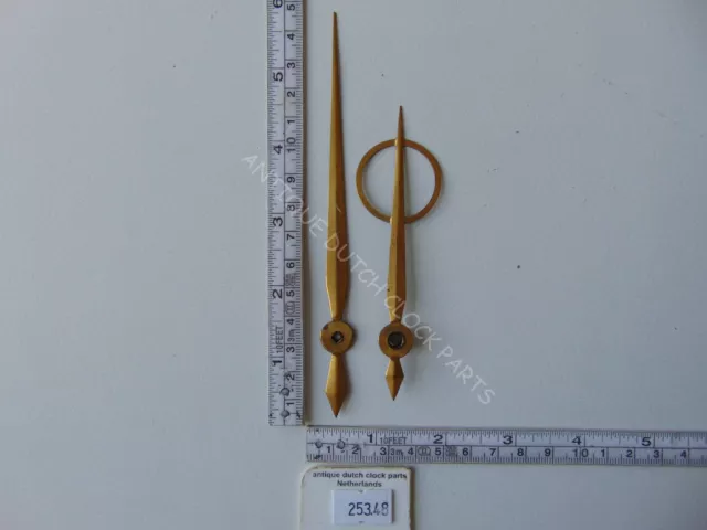 Pair Of Original Brass Clock Hands Suitable With A German Hermle 241 Clockwork