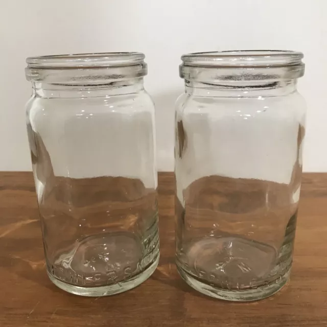 2 Fowlers Vacola  Preserving Jars no 20