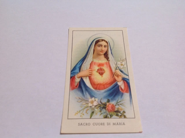 SANTINO SACRO CUORE Di Maria Carta Ruvida Logo C Edgim Serie Isonzo N