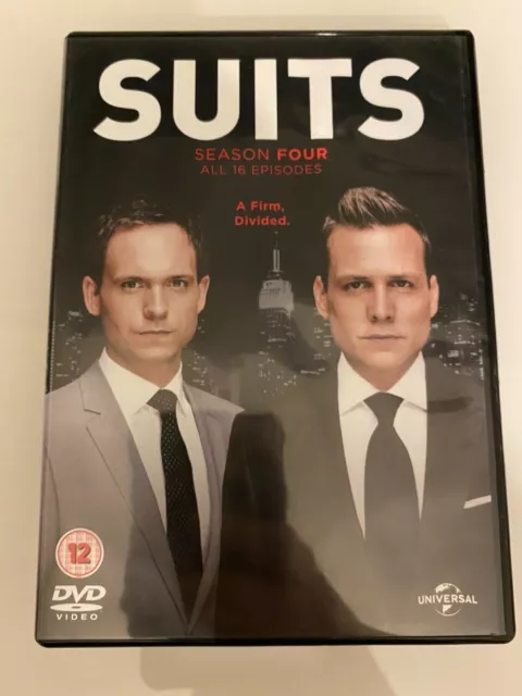 Suits: Season Four DVD (2015) Gabriel Macht FAST DISPATCH UK