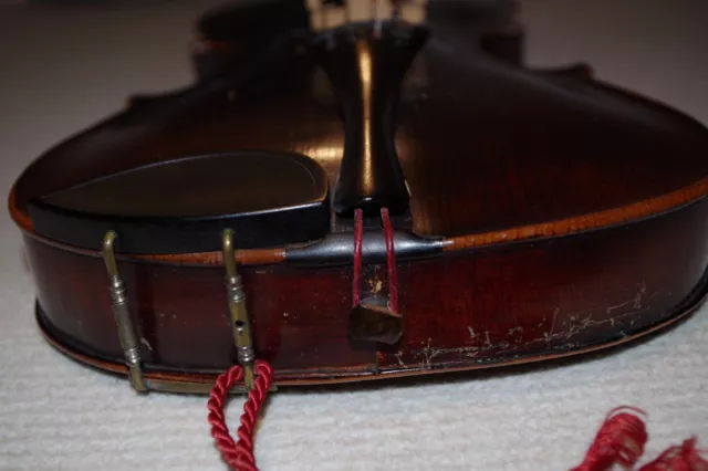 Alte Antike Geige 4/4 Violine mit Brandstempel  Stainer  Rarität Vintage 3