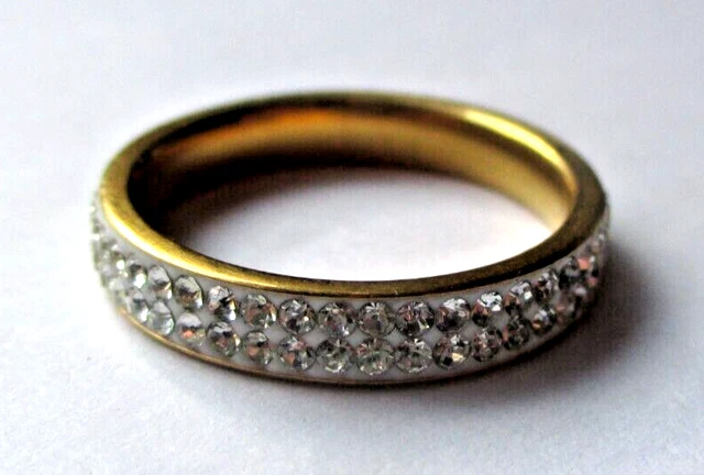 Bagues avec pierre Losange Or Diamant Ronde Pavage Bicolore 375/1000