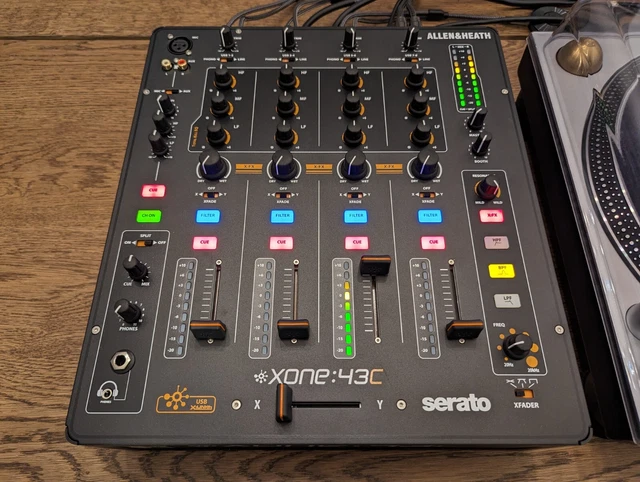Allen & Heath Xone:43C 4+1 channel DJ mixer+soundcard with Decksaver cover Allen & Heath Xone:43C 4+1 channel DJ mixer+soundcard with Decksaver cover