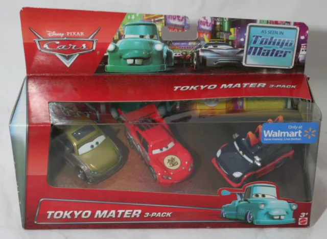 Mattel Disney Pixar Cars Model - Tokyo Mater - 3 Pack - Kaa Reesu Yokoza McQueen