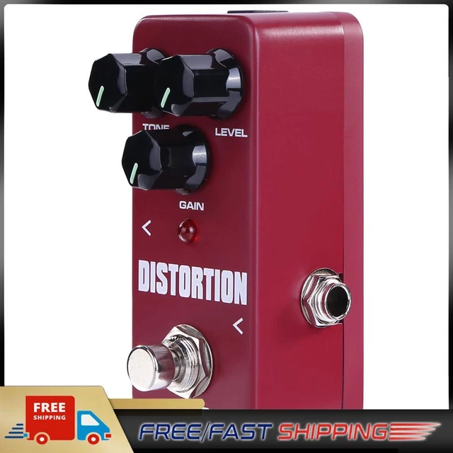 KOKKO Guitar Effect Pedal Distortion Effect Block 9V Adapter Bass Power Supply