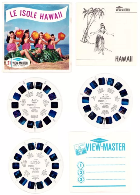 View Master A1251 A1252 A1253 Le Isole Hawaii