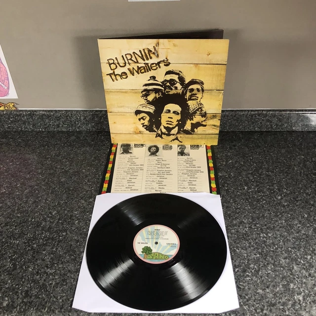 LP VINYL THE Wailers Album 'Burnin' Ilps 9256 Uk 1St Press Nm-/Ex+