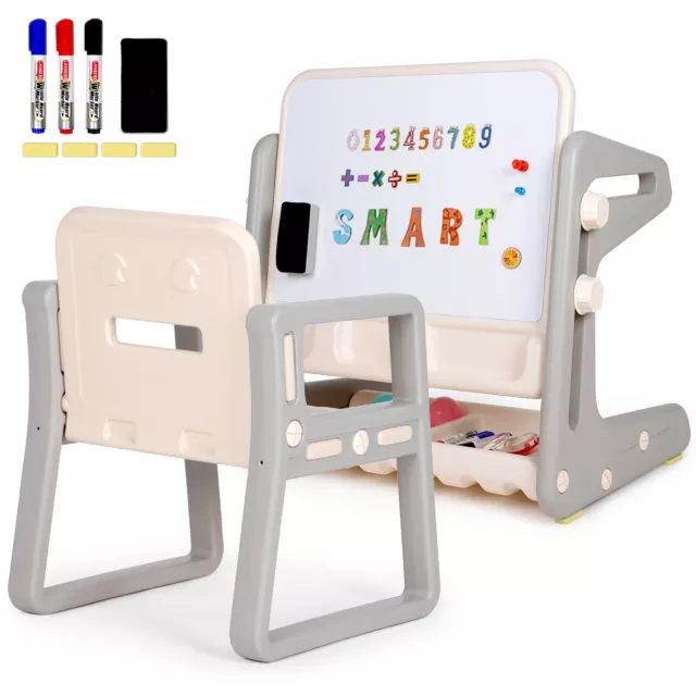 Baby Playpen 14 16 18 Panels Large Foldable or Kids Art Easel Drawing Board Set 2