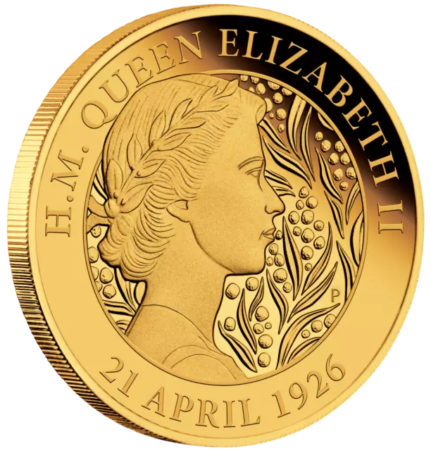 2021 Her Majesty Queen Elizabeth II 95th Birthday 1/4oz gold Proof $25 Coin