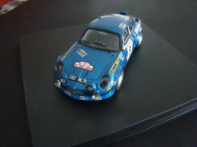 Die Cast 1/43 Modellino Auto Alpine Renault A110 1800 Rally Tour De Corse 1973