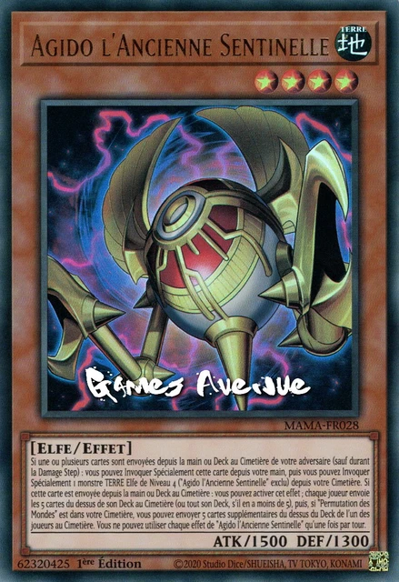 YU-GI-OH ! AGIDO l'Ancienne Sentinelle MAMA-FR028 VF/ULTRA EUR 4,90 ...