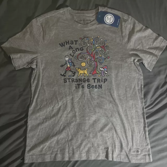 Life is Good L Crusher What A Long Strange Trip It’s Been Grateful Dead SS NWT